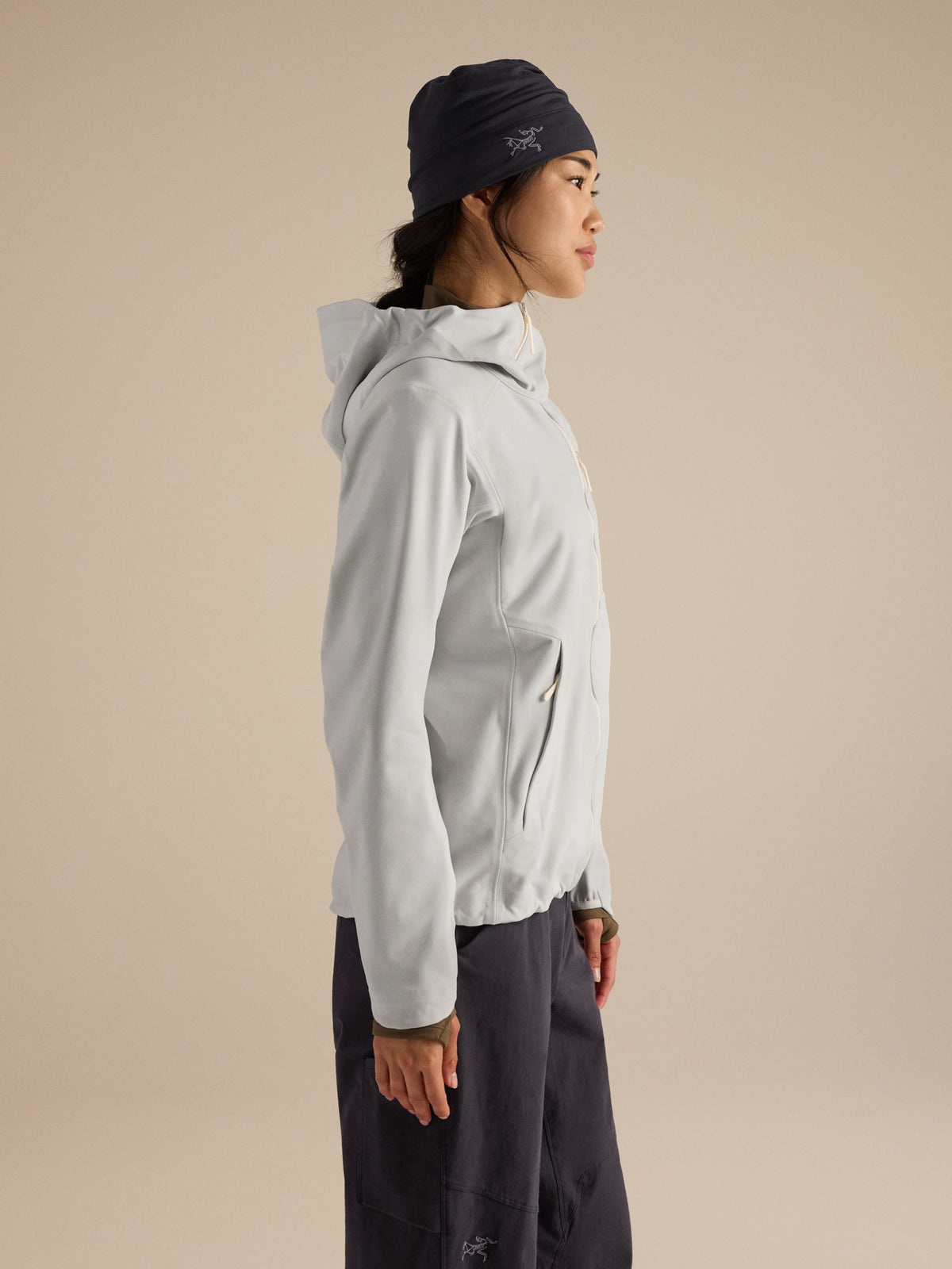 Gamma MX Hoody Women's Arctic Silk Side View