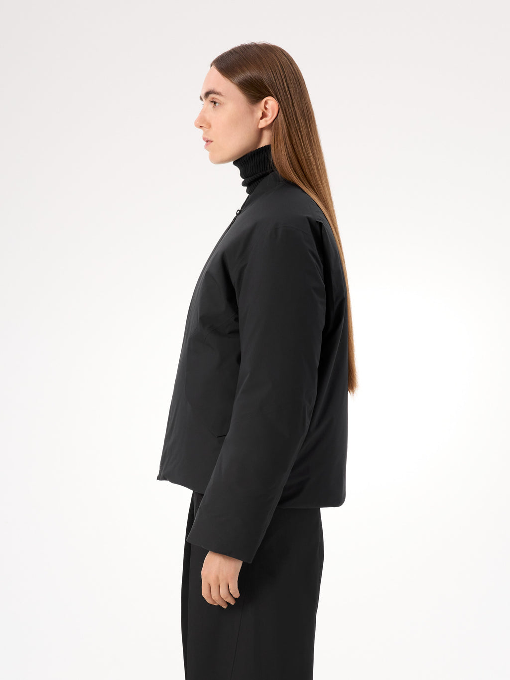 Decca Down Bomber Women's Black Profile