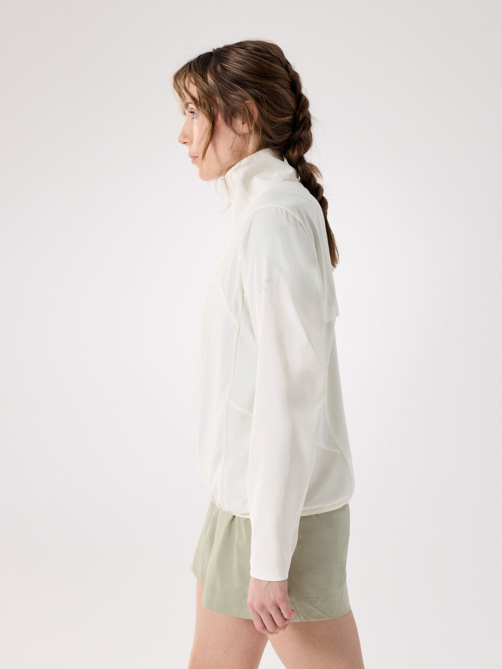 Sima Jacket Women's Arctic Silk Side View