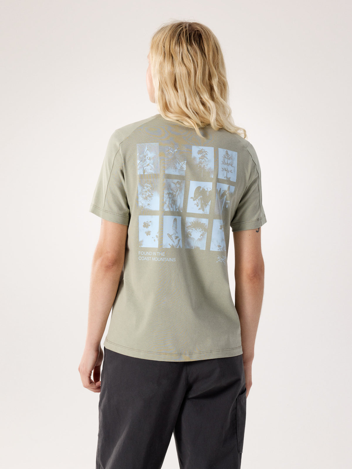 Kragg SL Cotton Superbloom Crew Shirt SS Women's Habitat Back View
