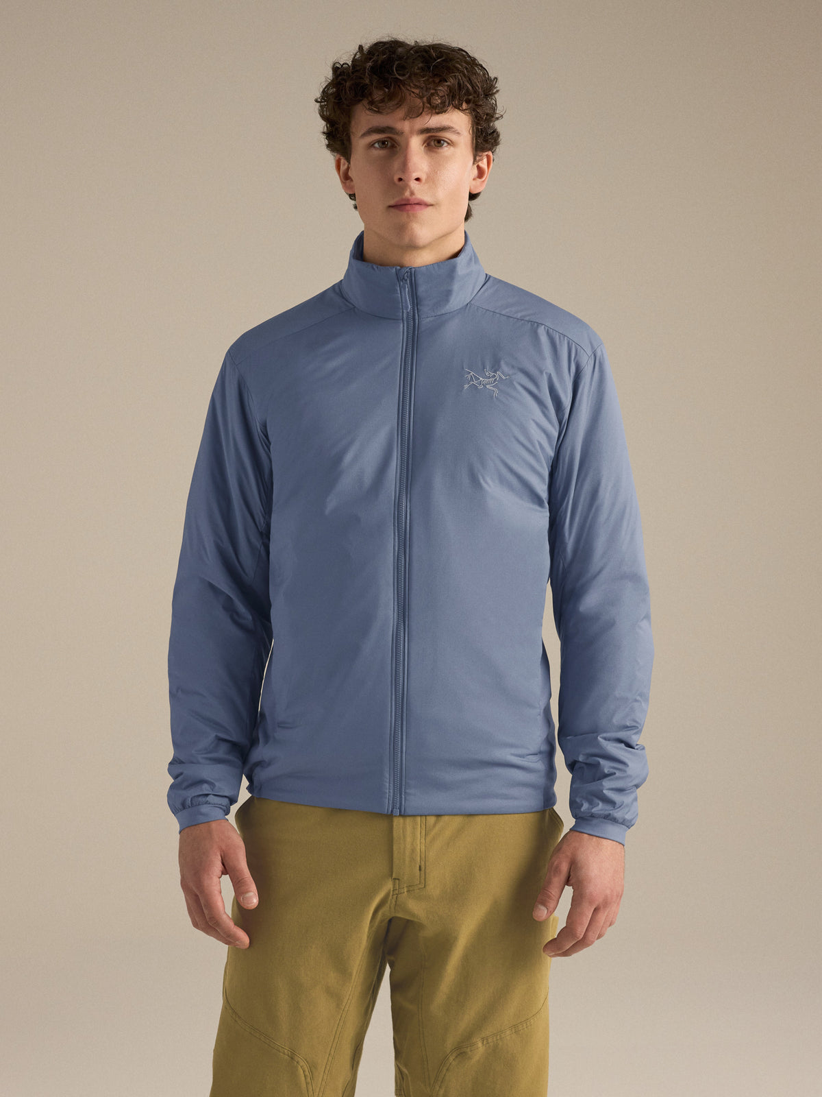 Atom Jacket Stratus Front View