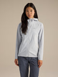 Gamma Lightweight Hoody Women's Atmos/Solitude Front View