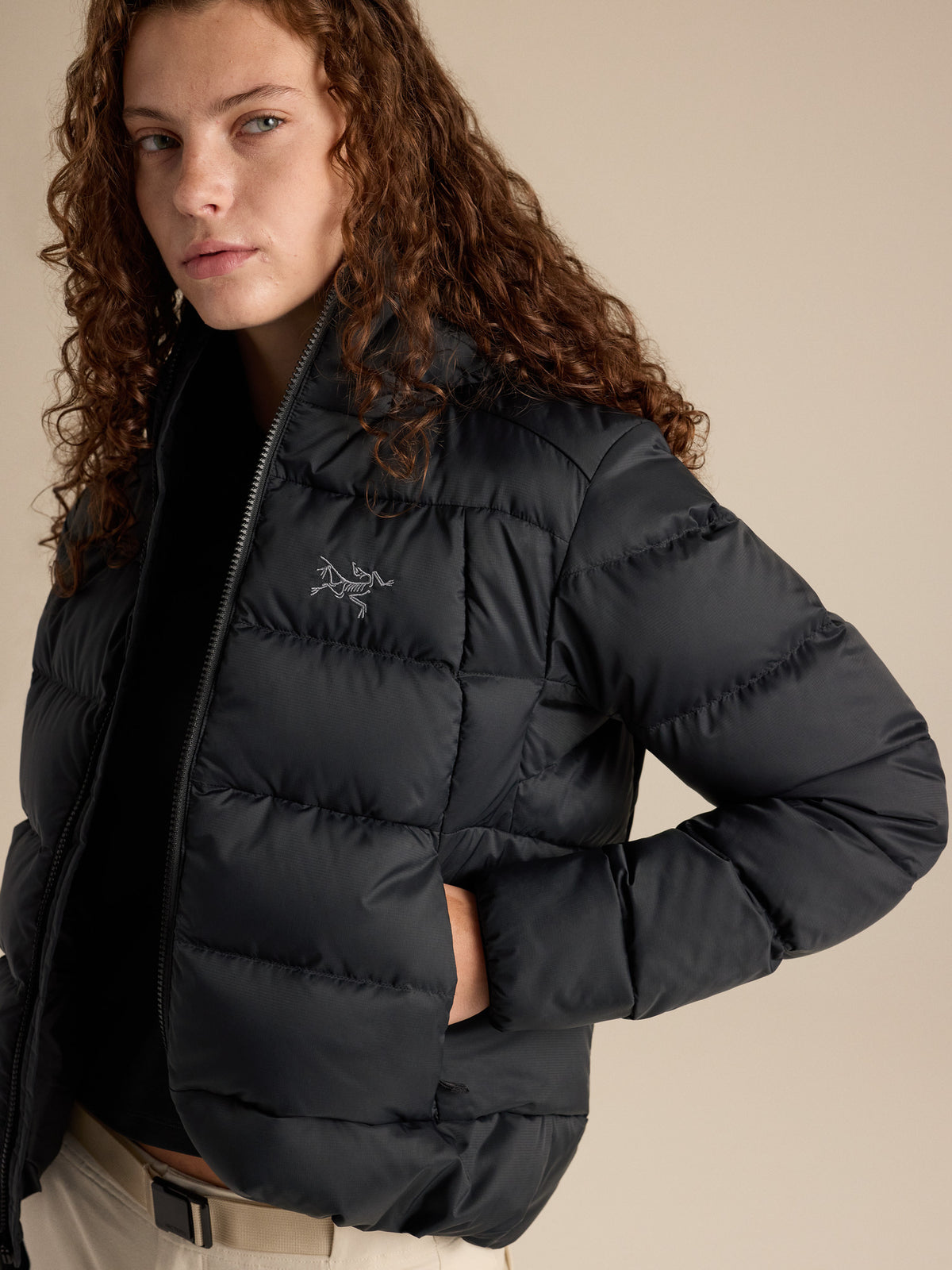 Thorium Jacket Women's Black II Fabric Detail