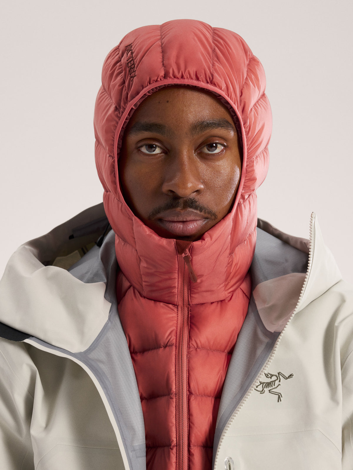Cerium Hoody Stone Red Hood