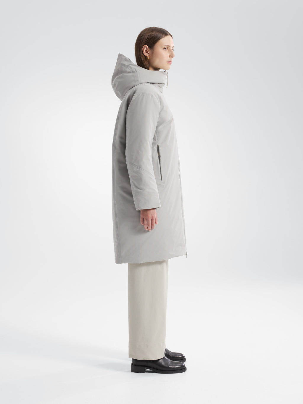 Decca Down Parka Women's Dark Cocoon Side View