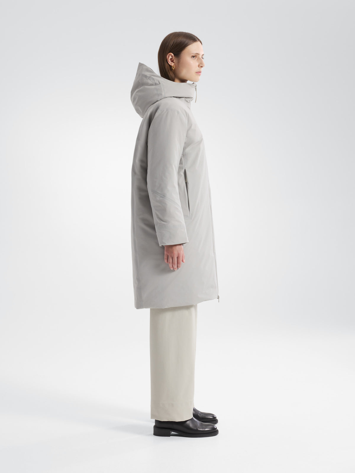 Decca Down Parka Women's Dark Cocoon Side View