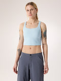 Soria Racerback Tank Women's Alpine Blue Front View