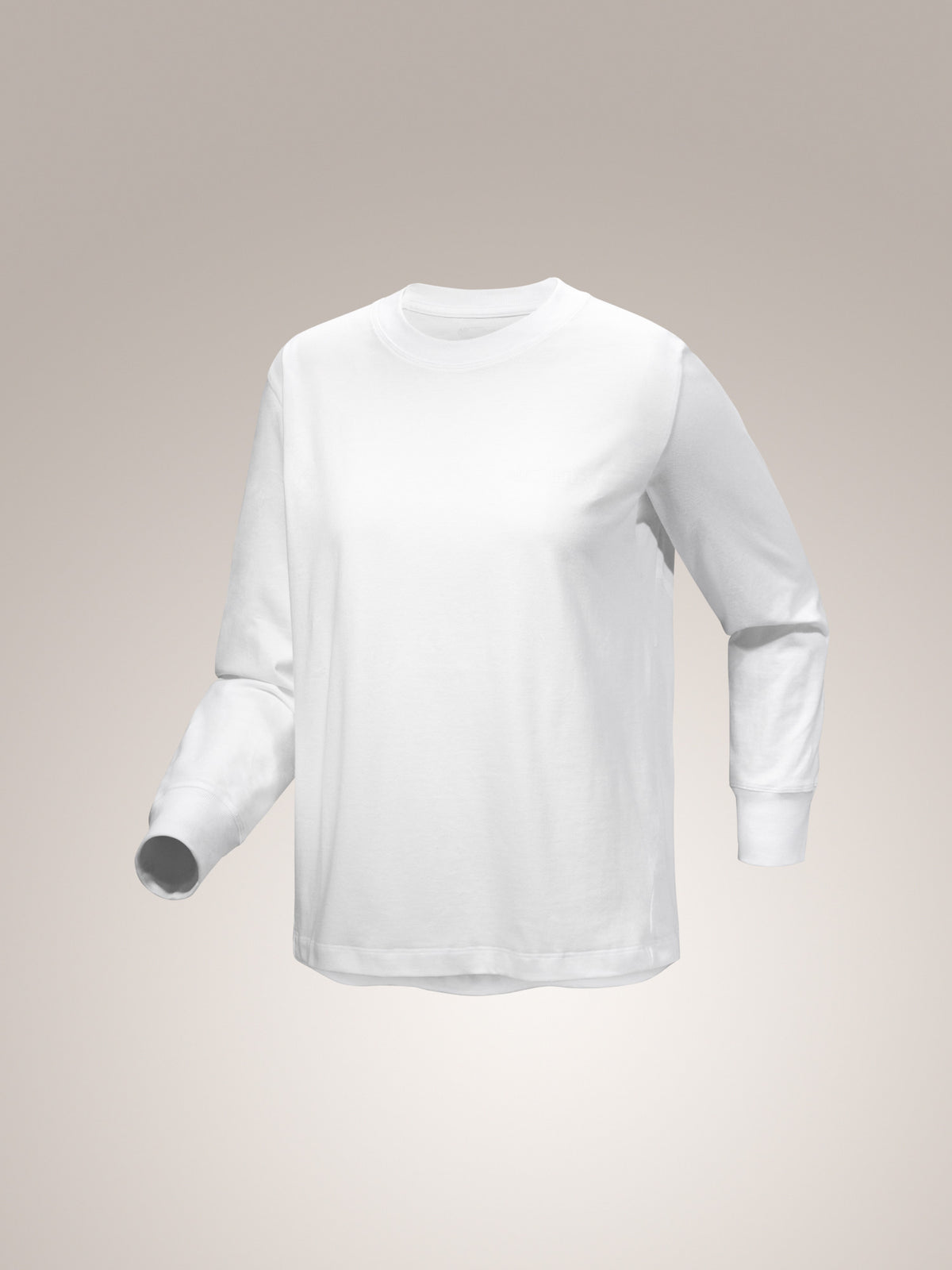 Kragg Cotton Bird Crew Neck Shirt LS Women's White Light / White 