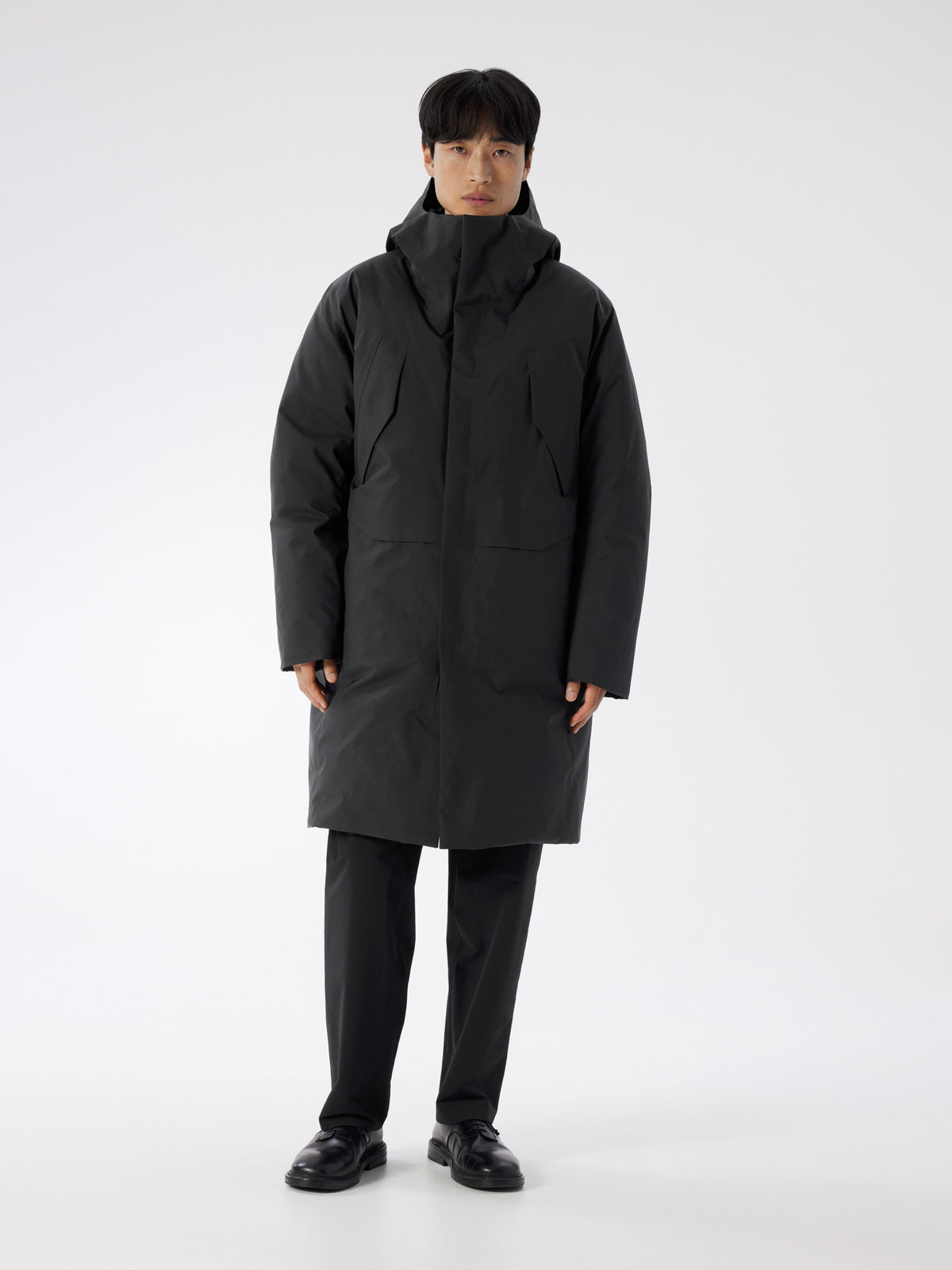 Sorin Down Parka Black Front View