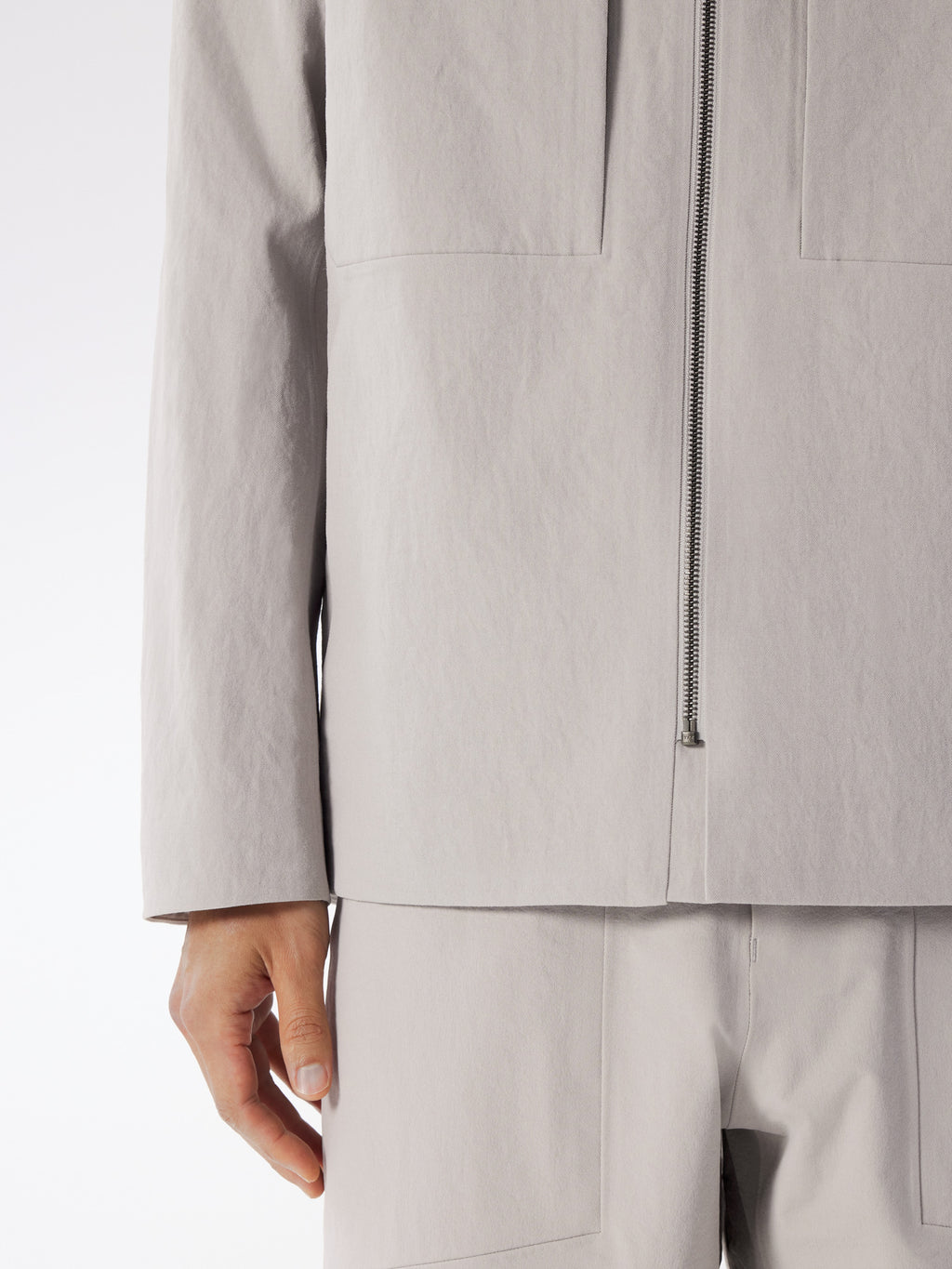 Mionn Softshell Overshirt Silkstone Detail 5