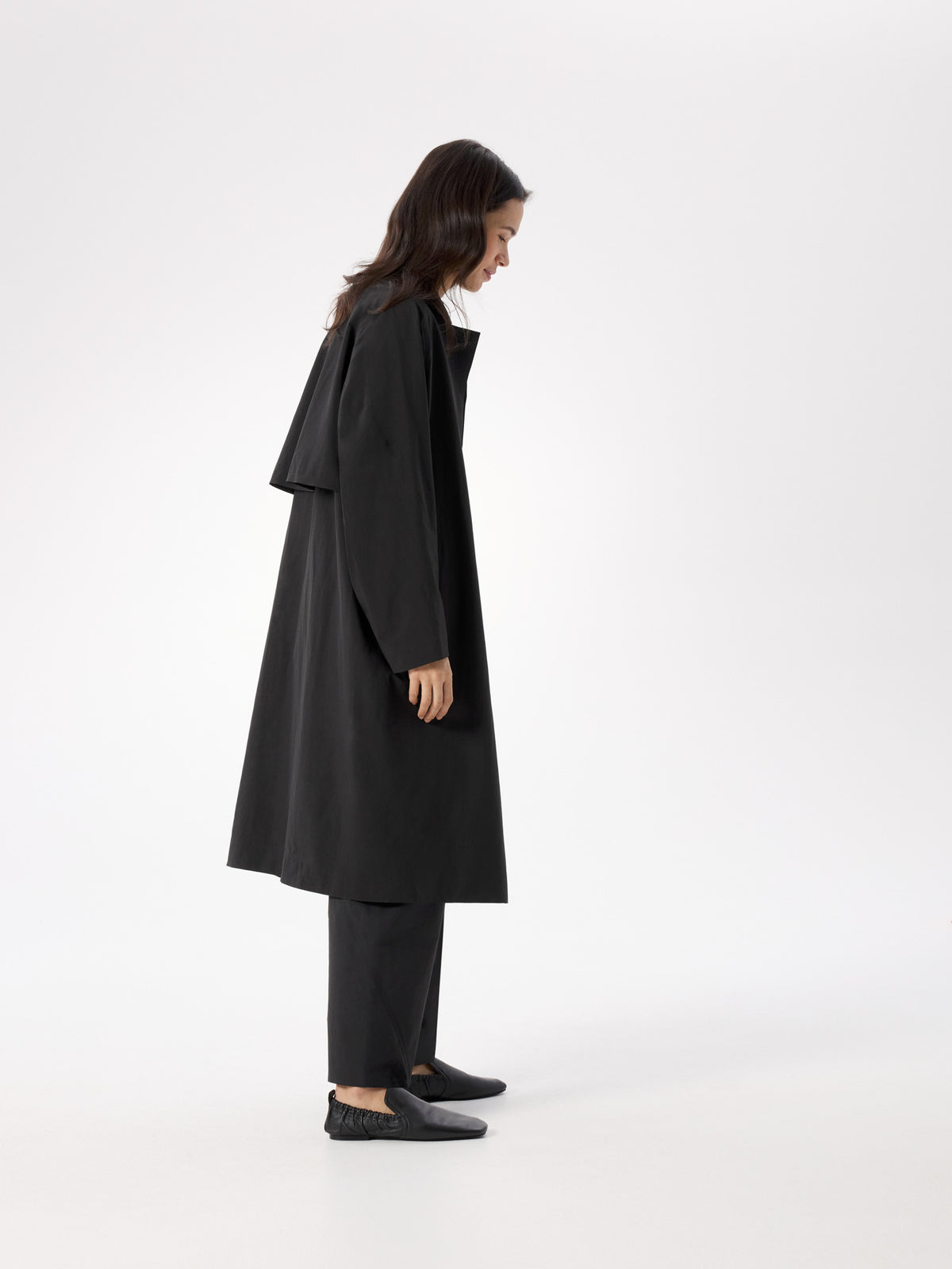 Nitra SL Trench Coat Women's Black Profile