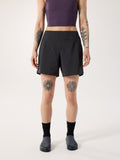 Silene Short 6" Women's Black Front View