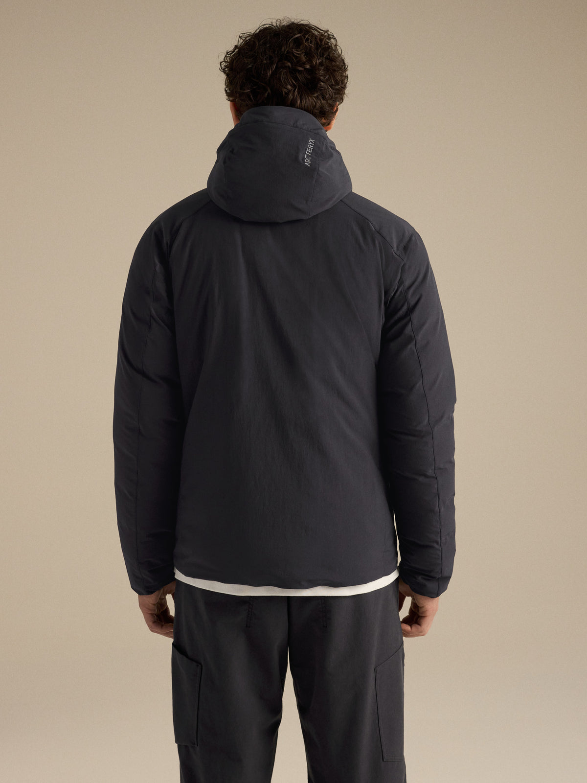 Epsilon Insulated Hoody Black Back View