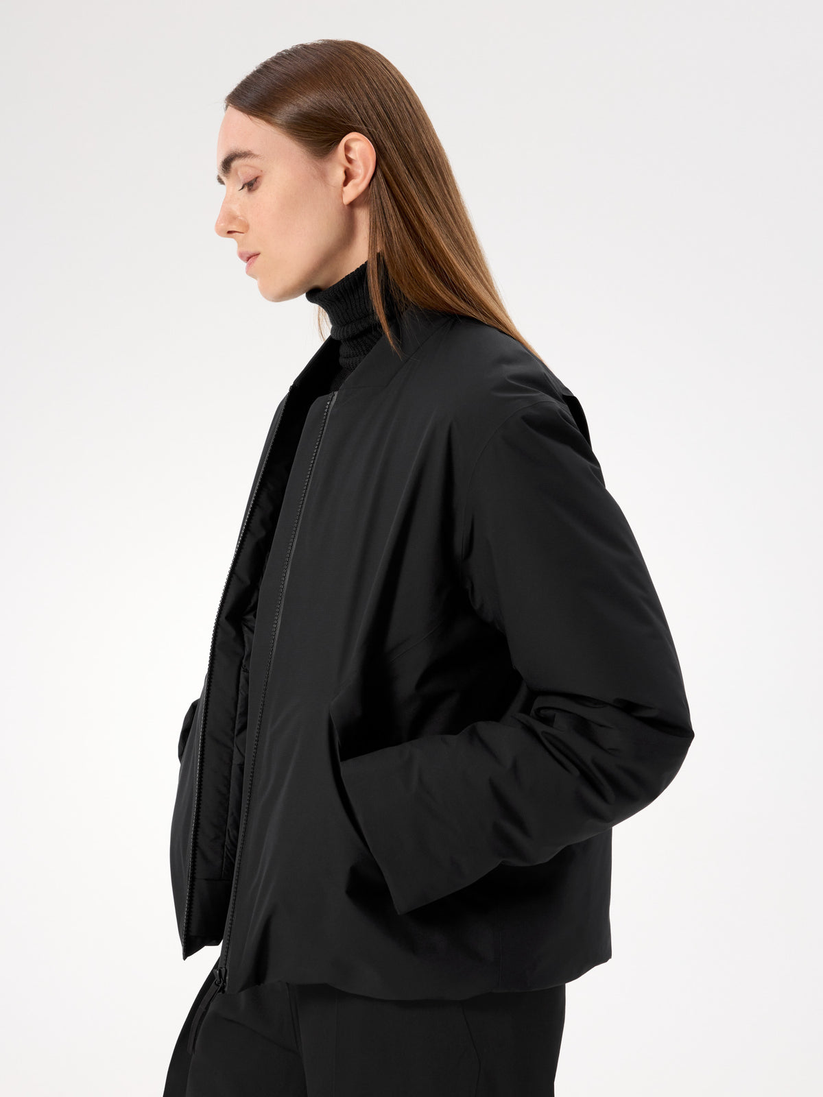 Decca Down Bomber Women's Black Hover