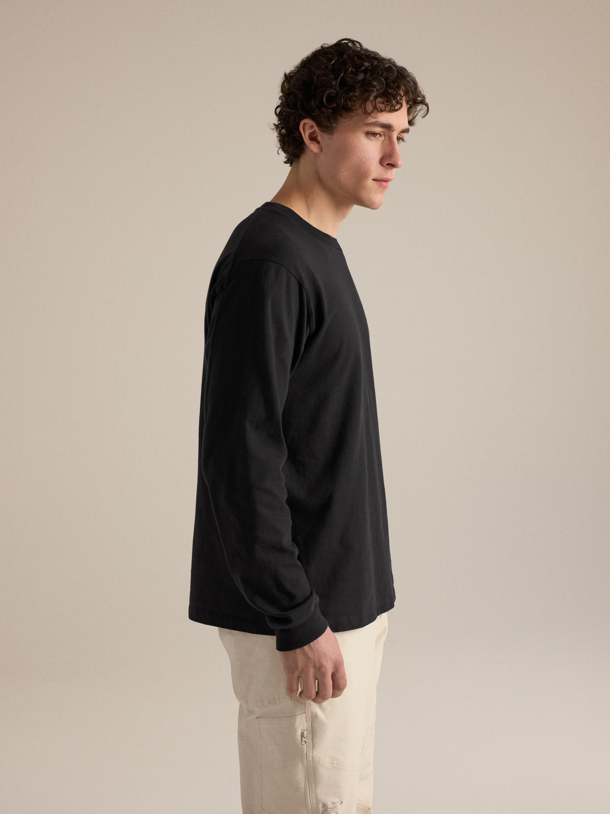 Kragg Cotton Shirt LS 24K Black Side View