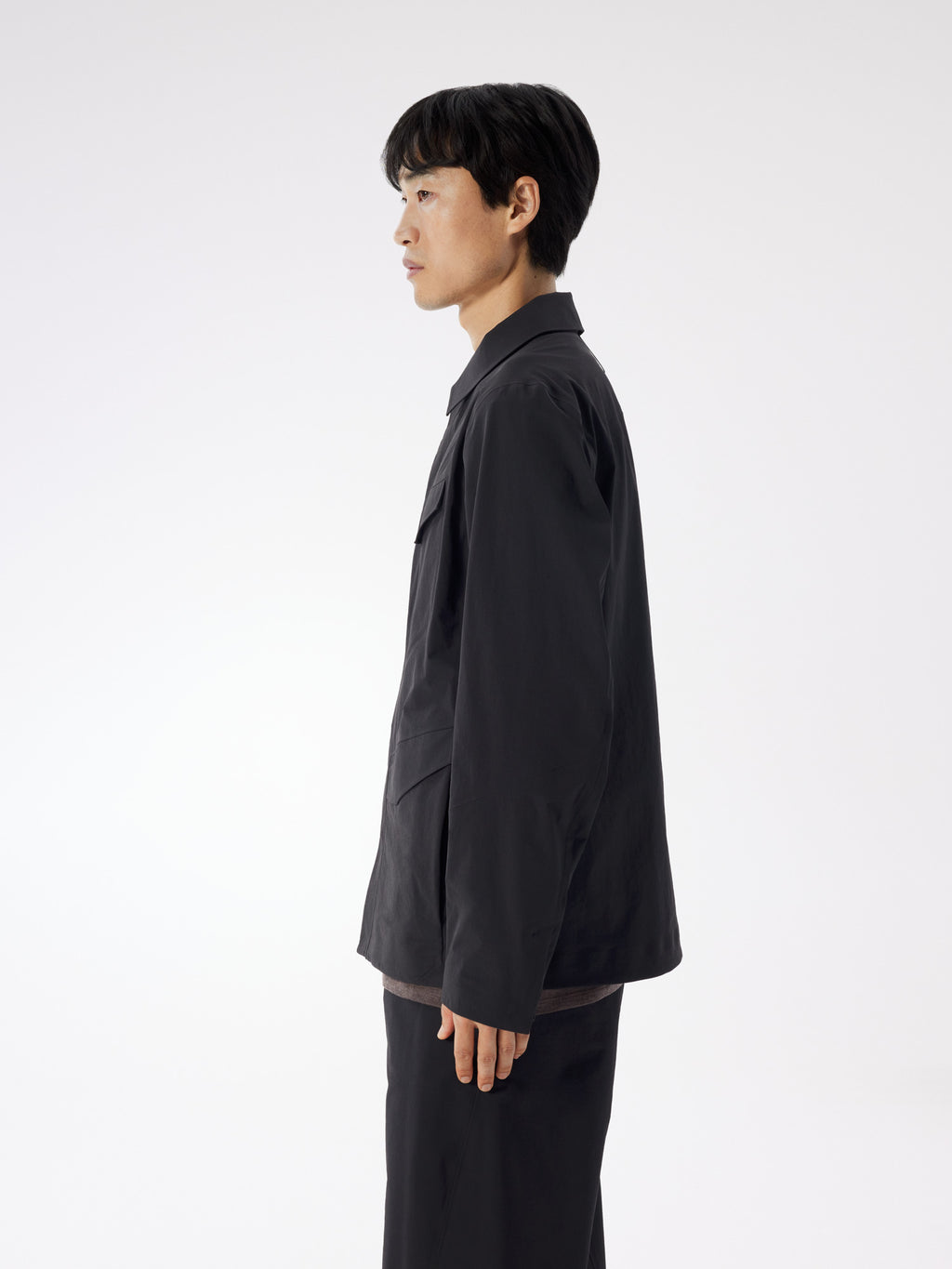 Field Softshell Jacket Black Profile