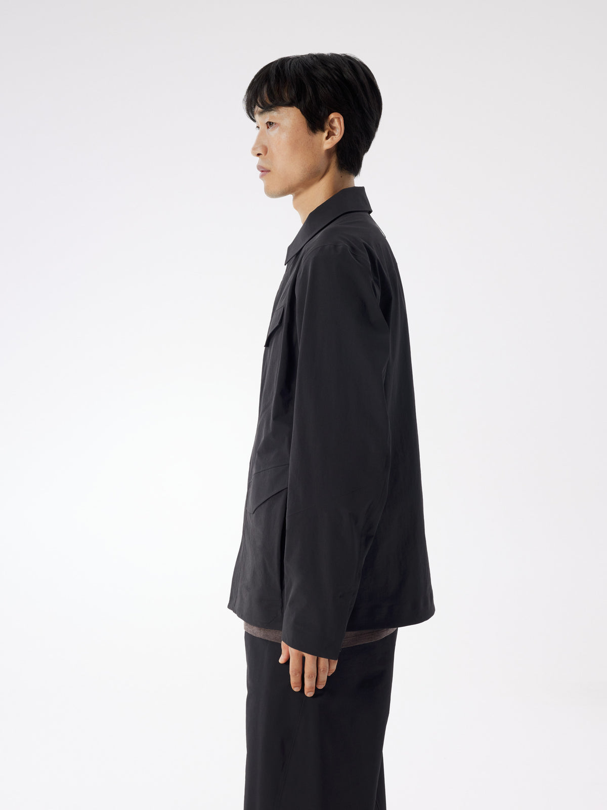 Field Softshell Jacket Black Profile