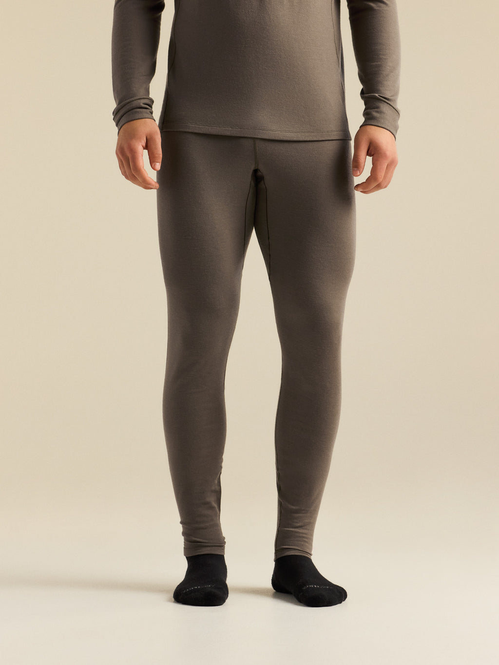 Satoro Merino Wool Bottom Mongoose Front View