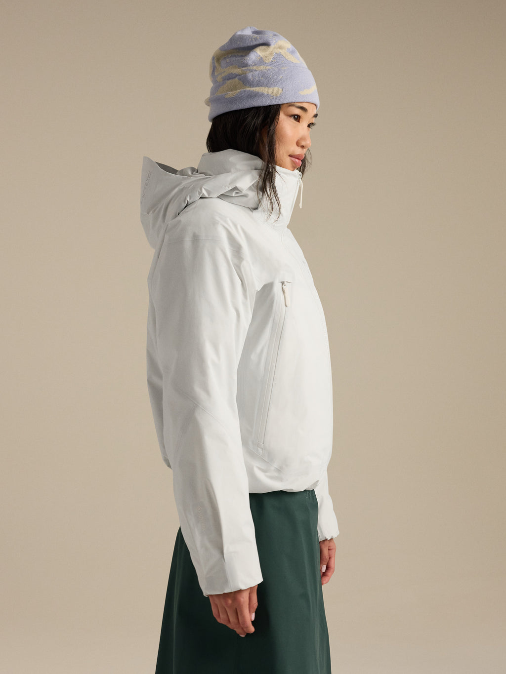 Altira Insulated Cropped Jacket Women's Arctic Silk Side View