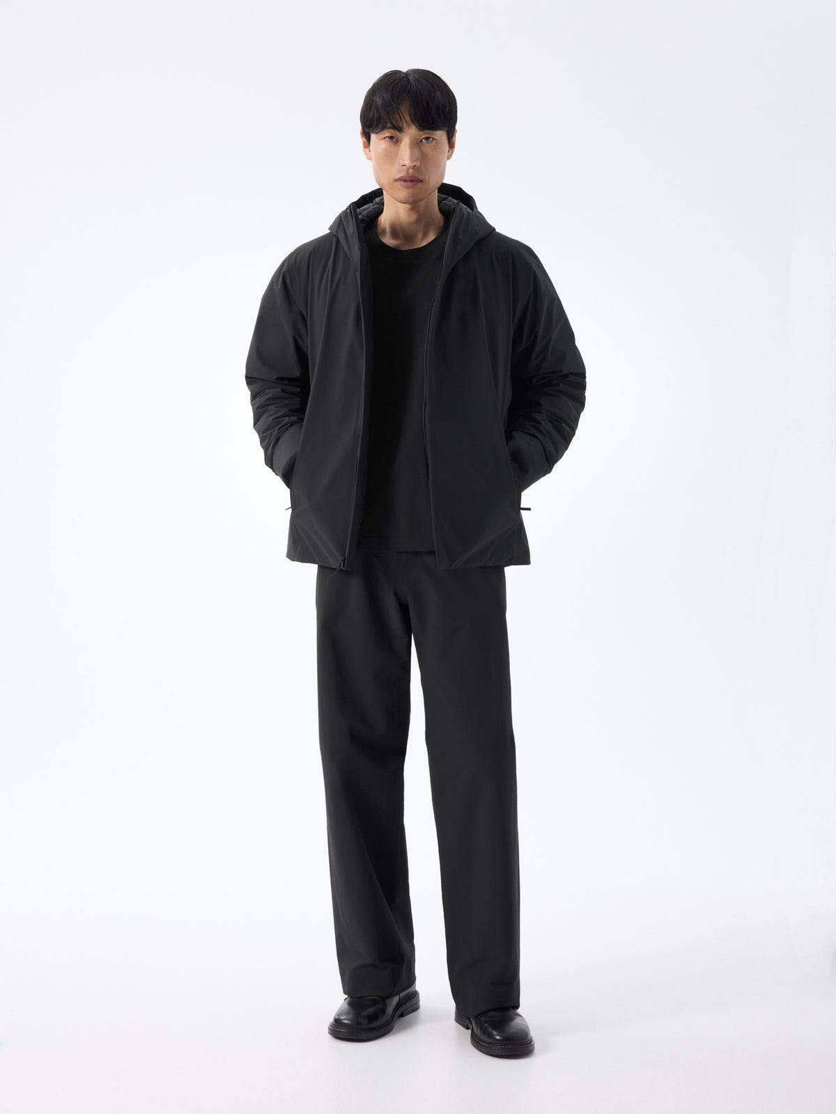 Altus Down Jacket Black Full Body