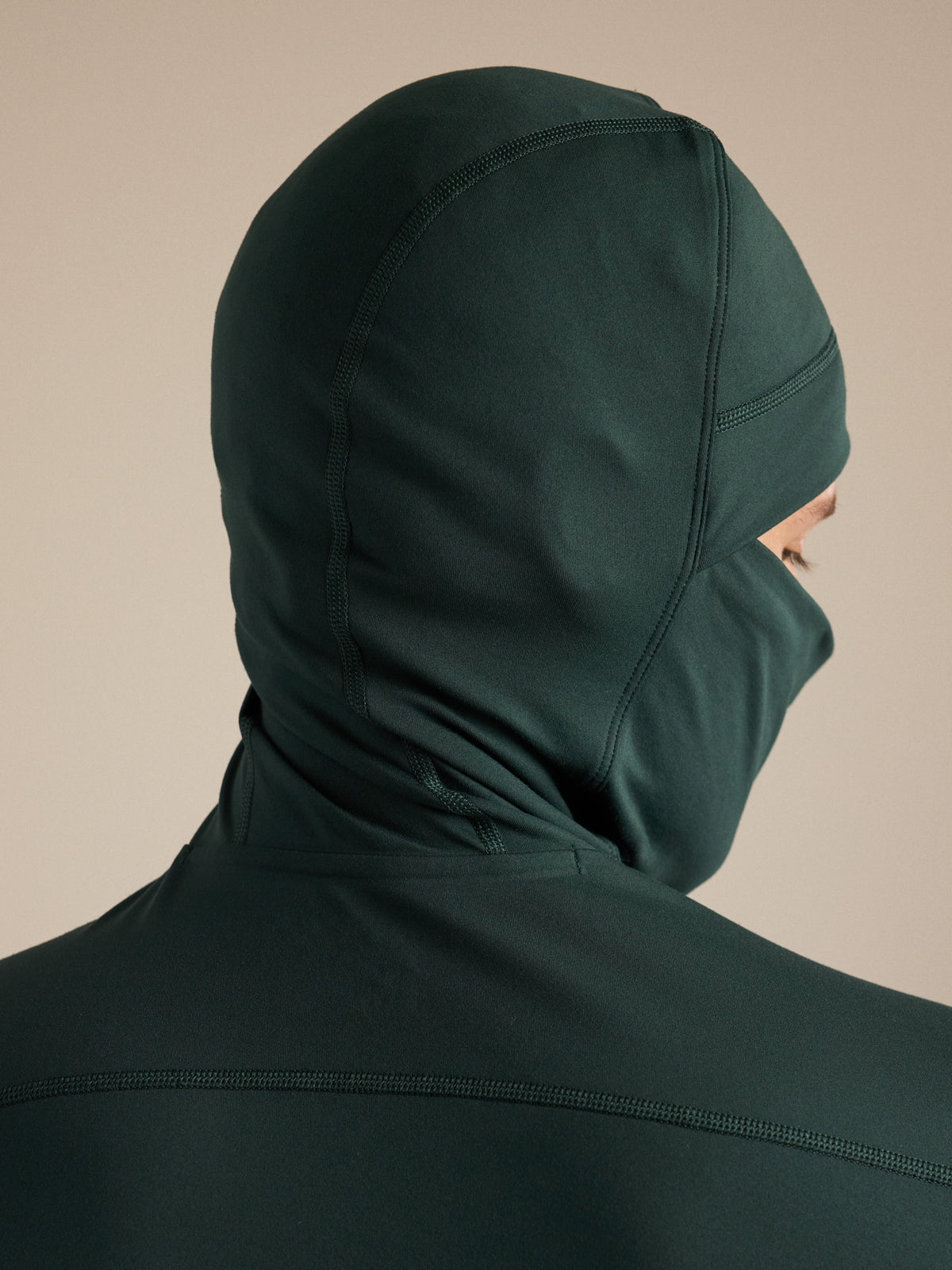 Rho LT Hoody Dark Jade Detail 1