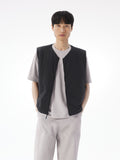 Naroda Insulated Vest Black Front View