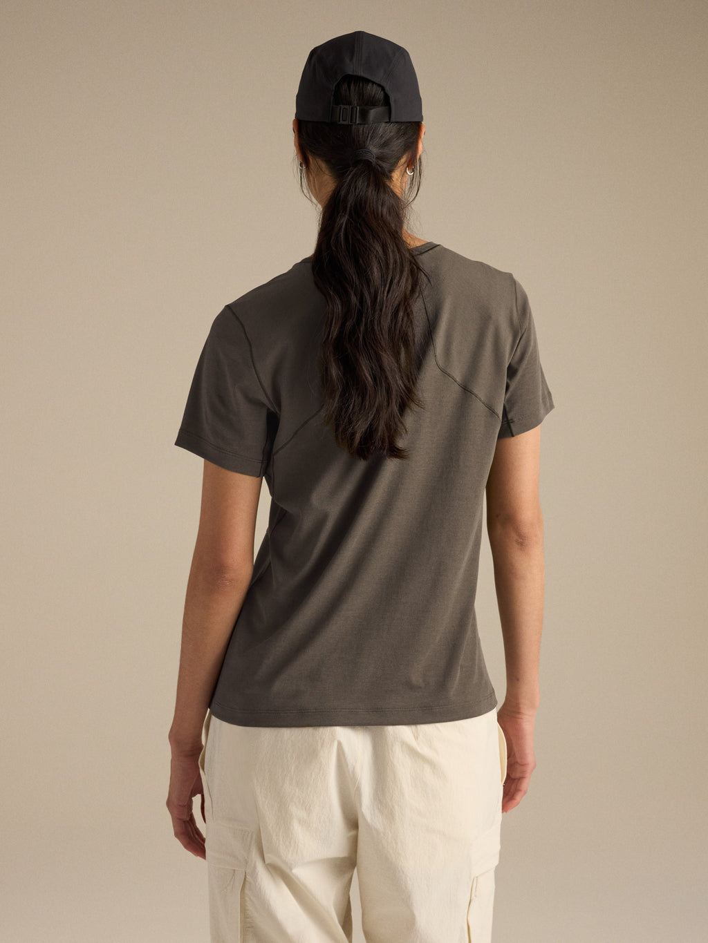 Sunna Crew Shirt SS Women's Mongoose Back View