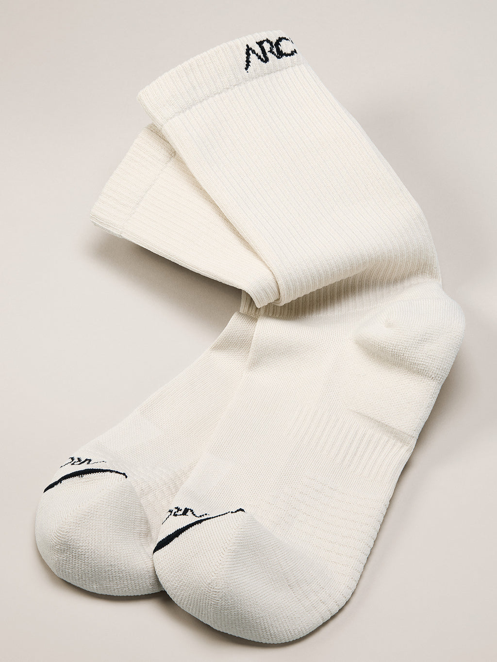 Synthetic Mid Sock Sea Salt Fabric Detail