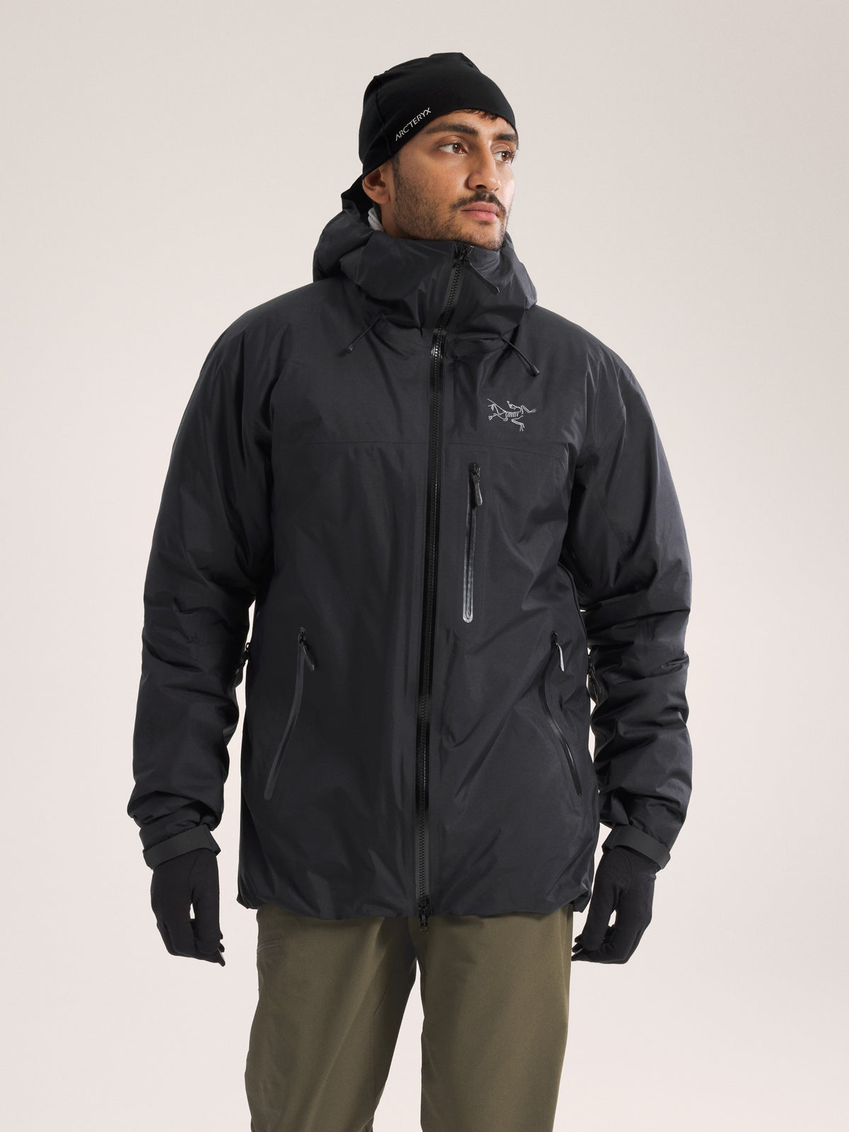 Beta Insulated Jacket Black Front View