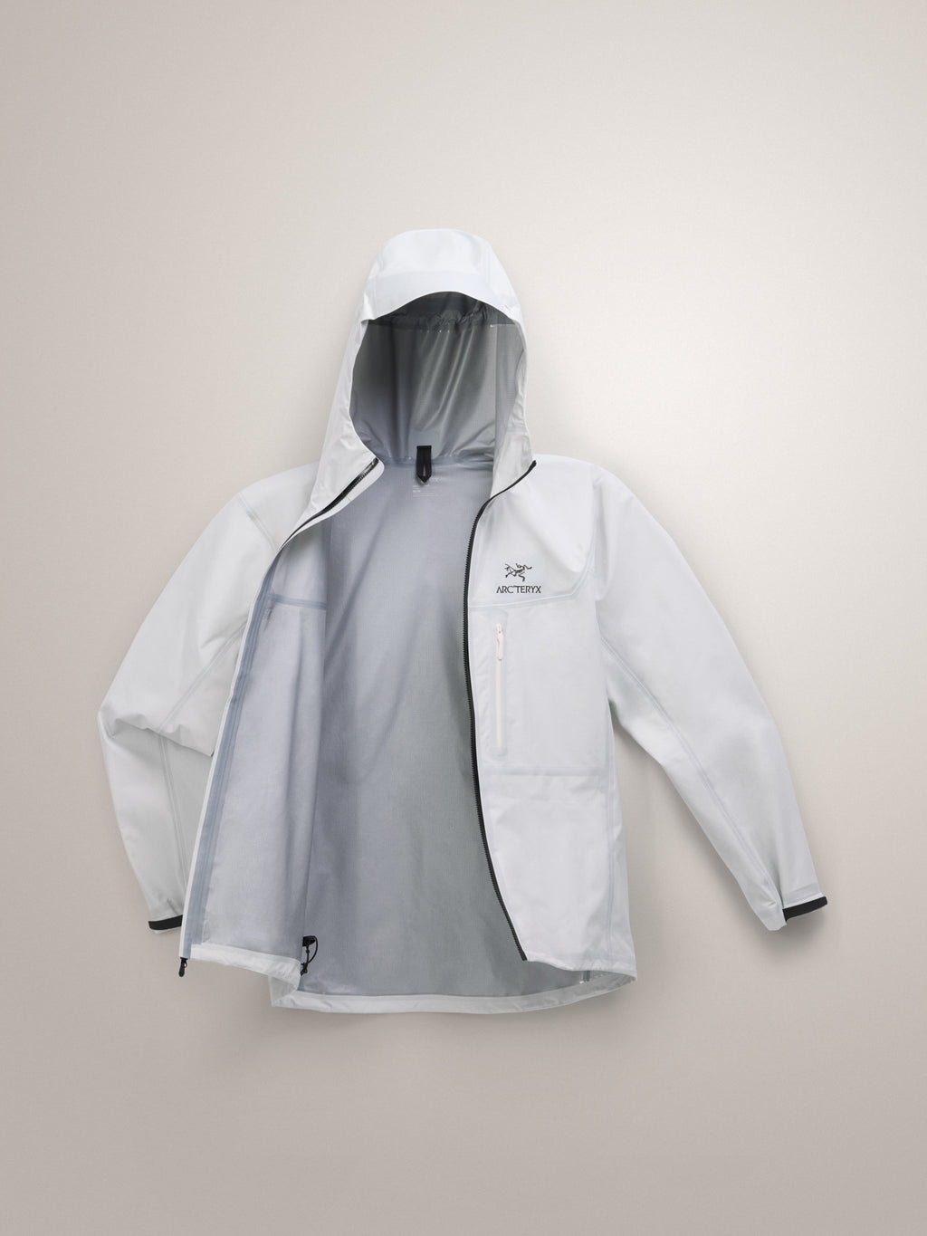 Alpha SL Jacket Arctic Silk / Black Flat