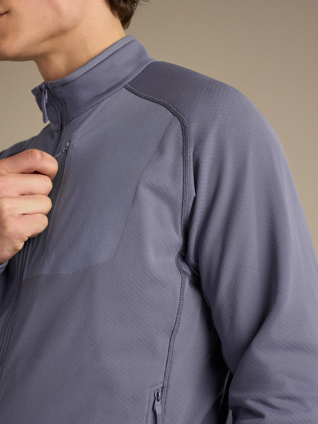Delta Jacket Stratus Fabric Detail