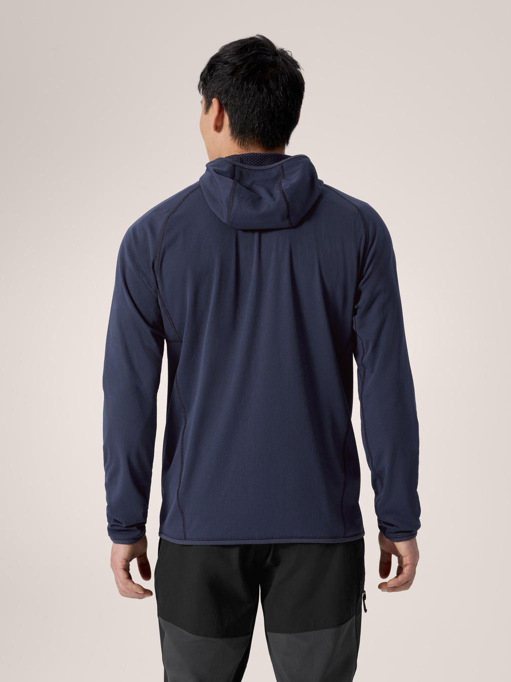 Delta Hoody Black Sapphire Back View