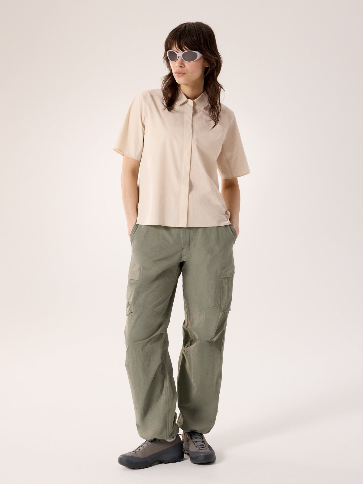 Olia Shirt SS Women's Sea Salt Full Body