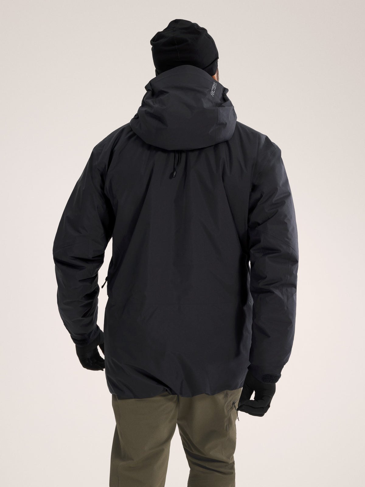 Beta Insulated Jacket Black Back View