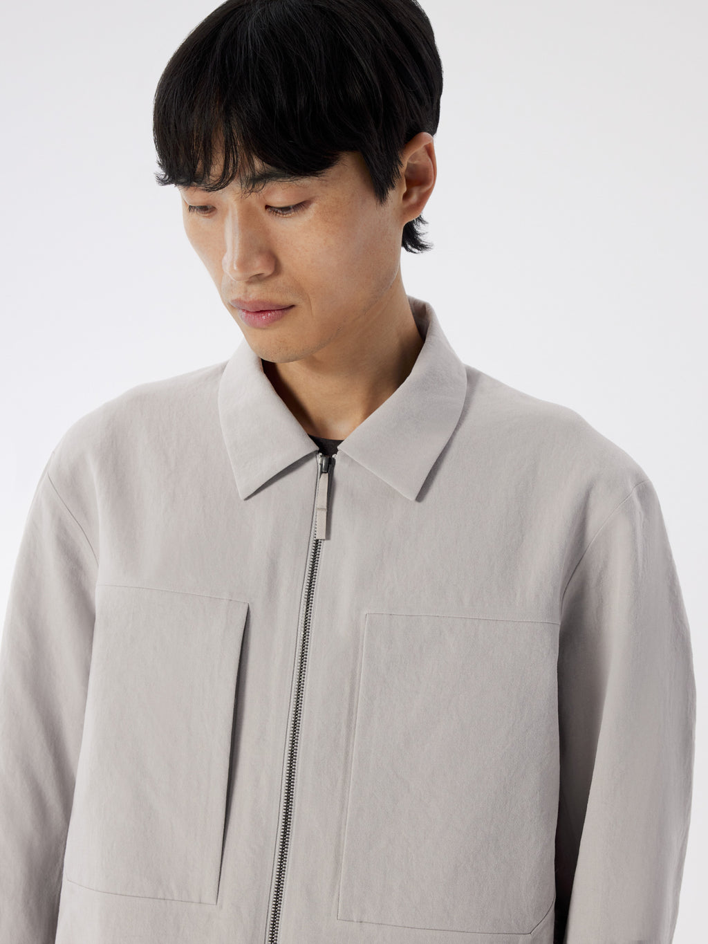 Mionn Softshell Overshirt Silkstone Detail 1