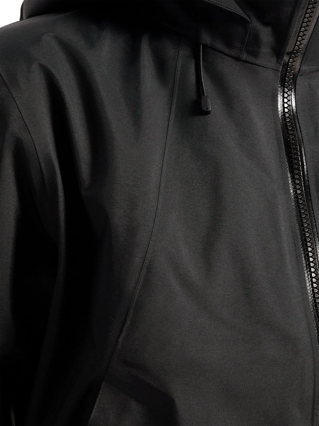Naya Cropped Jacket Women's Black Fabric Detail