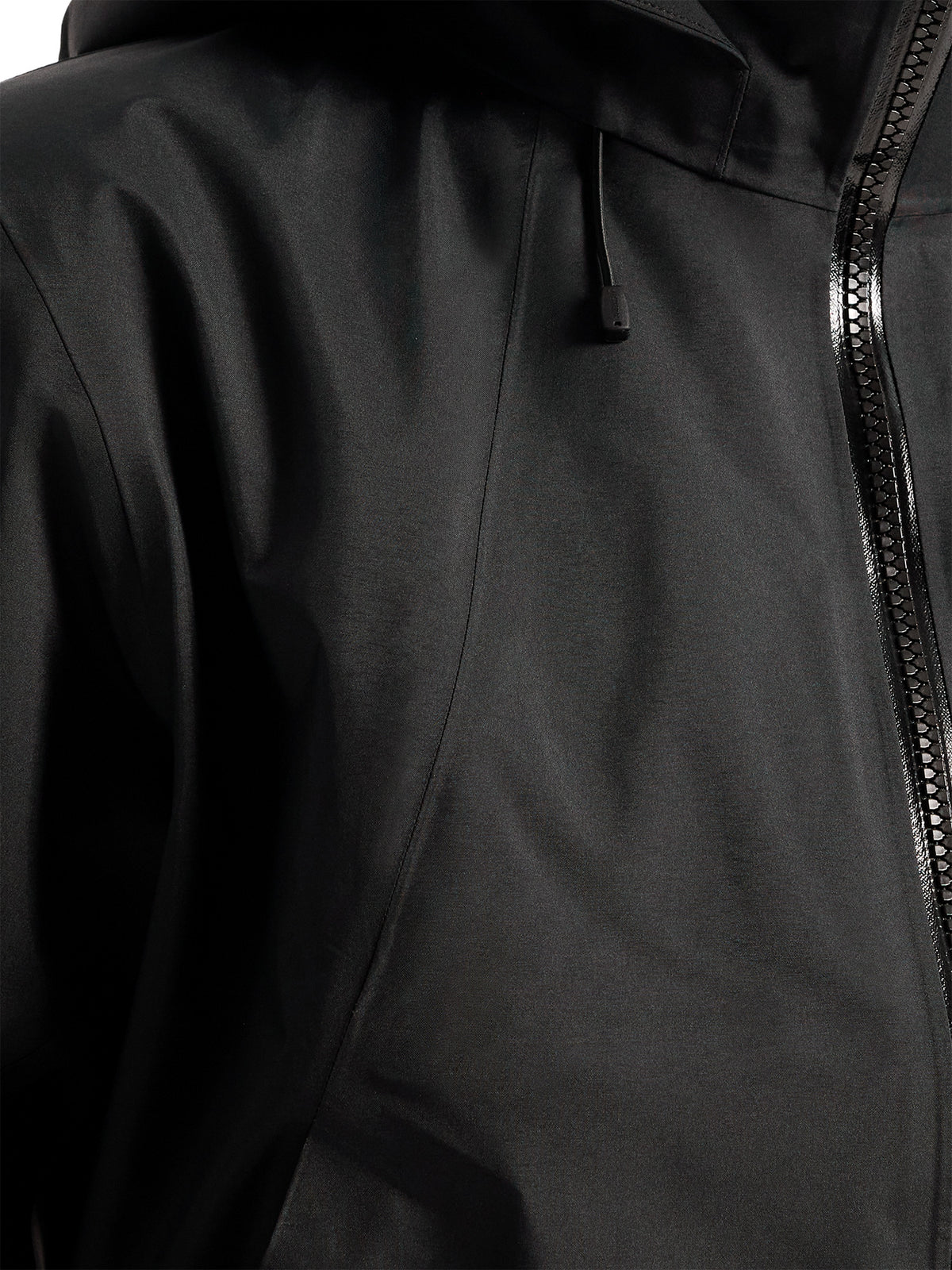 Naya Cropped Jacket Women's Black Fabric Detail