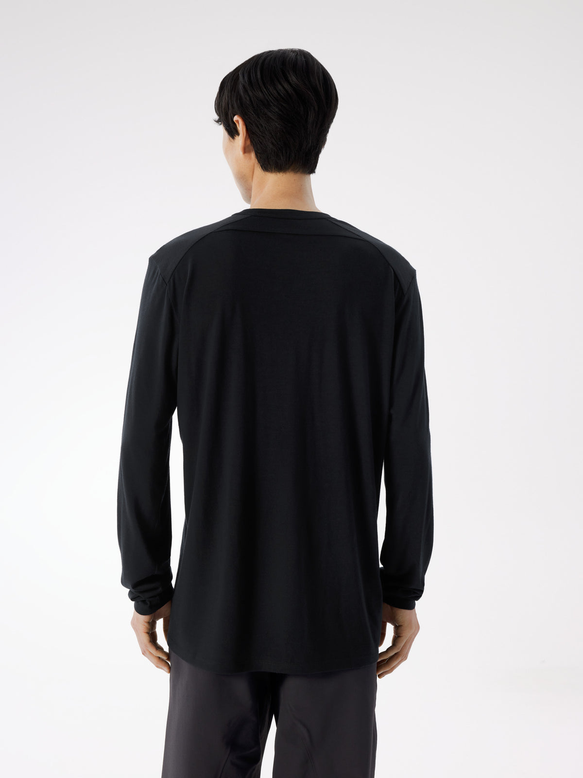 Frame Shirt LS Black Back View