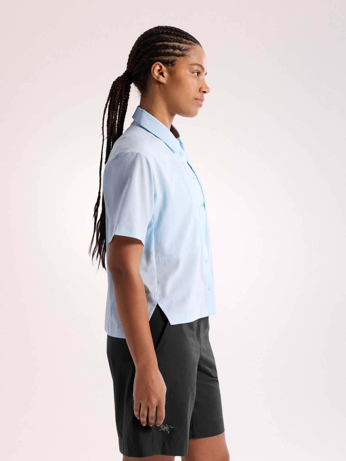 Sima Shirt SS Women's Alpine Blue Side View
