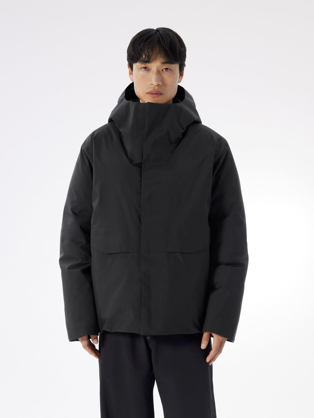 Sorin Down Jacket Black Front View