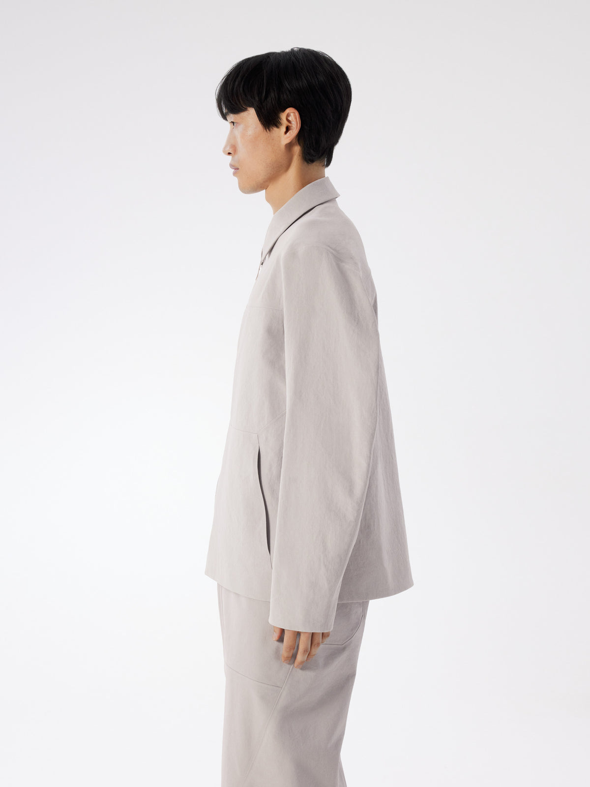 Mionn Softshell Overshirt Silkstone Profile