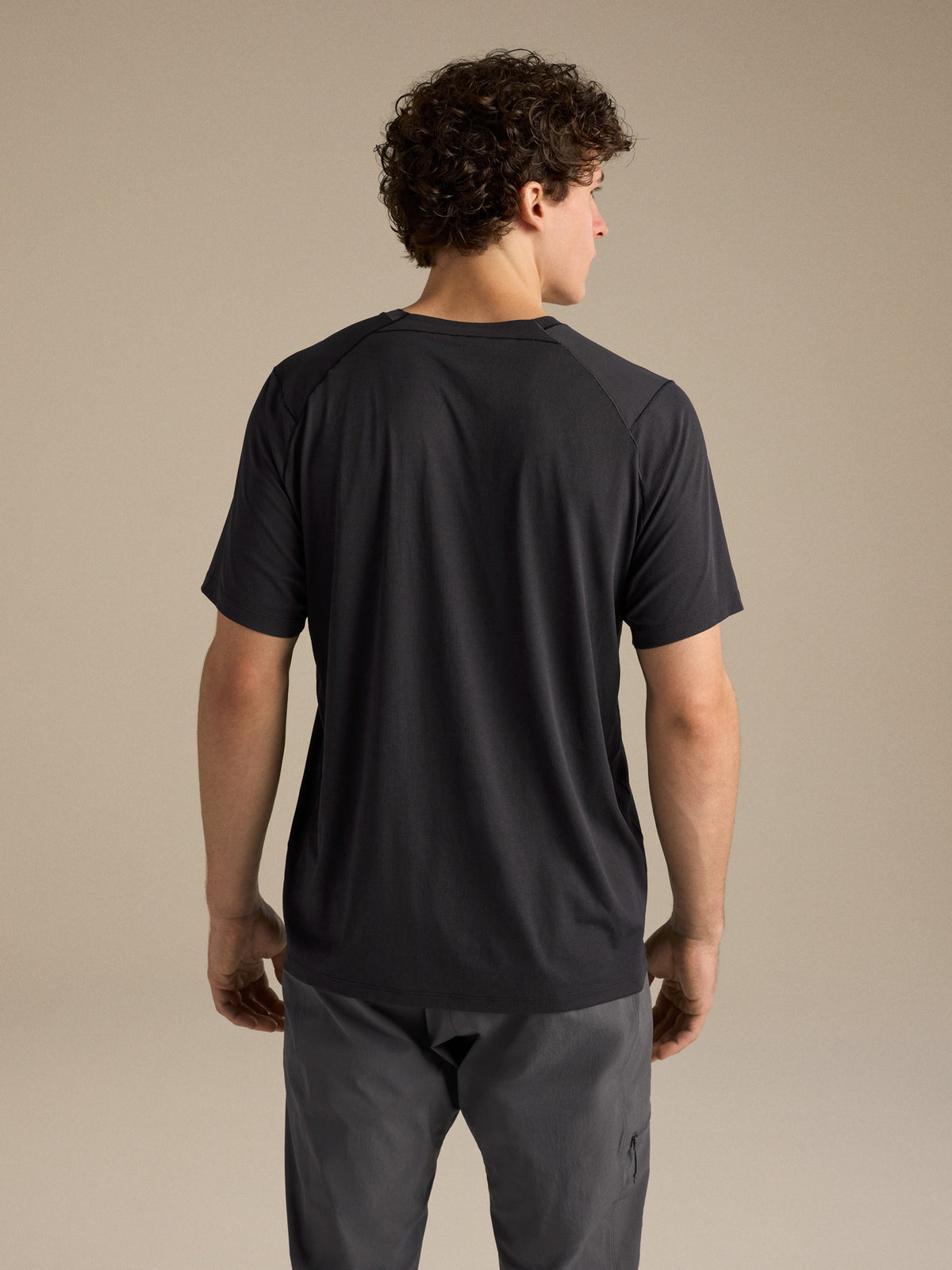 Cormac Logo Shirt SS Black Back View