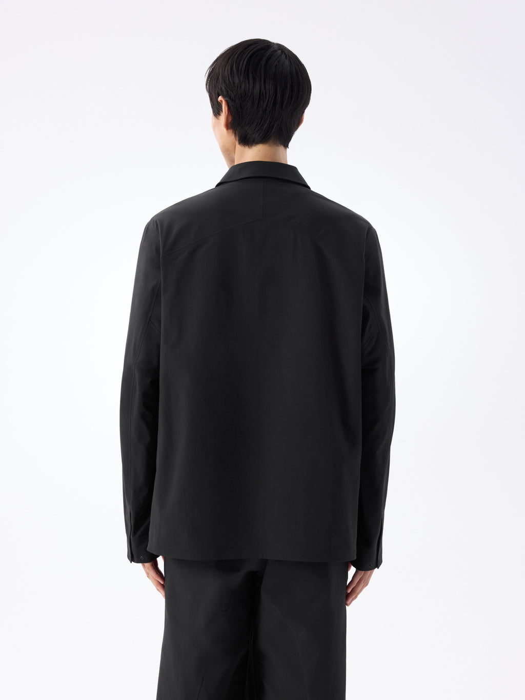 Field Shirt LS Black Back View