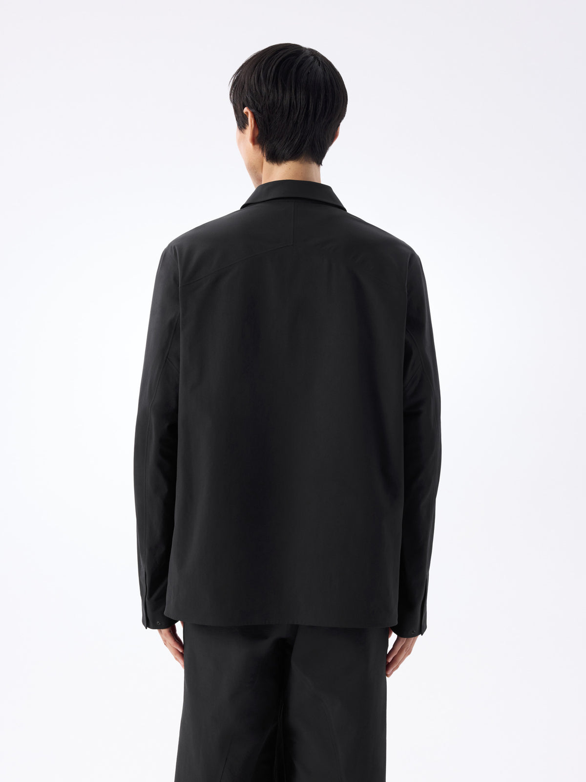 Field Shirt LS Black Back View