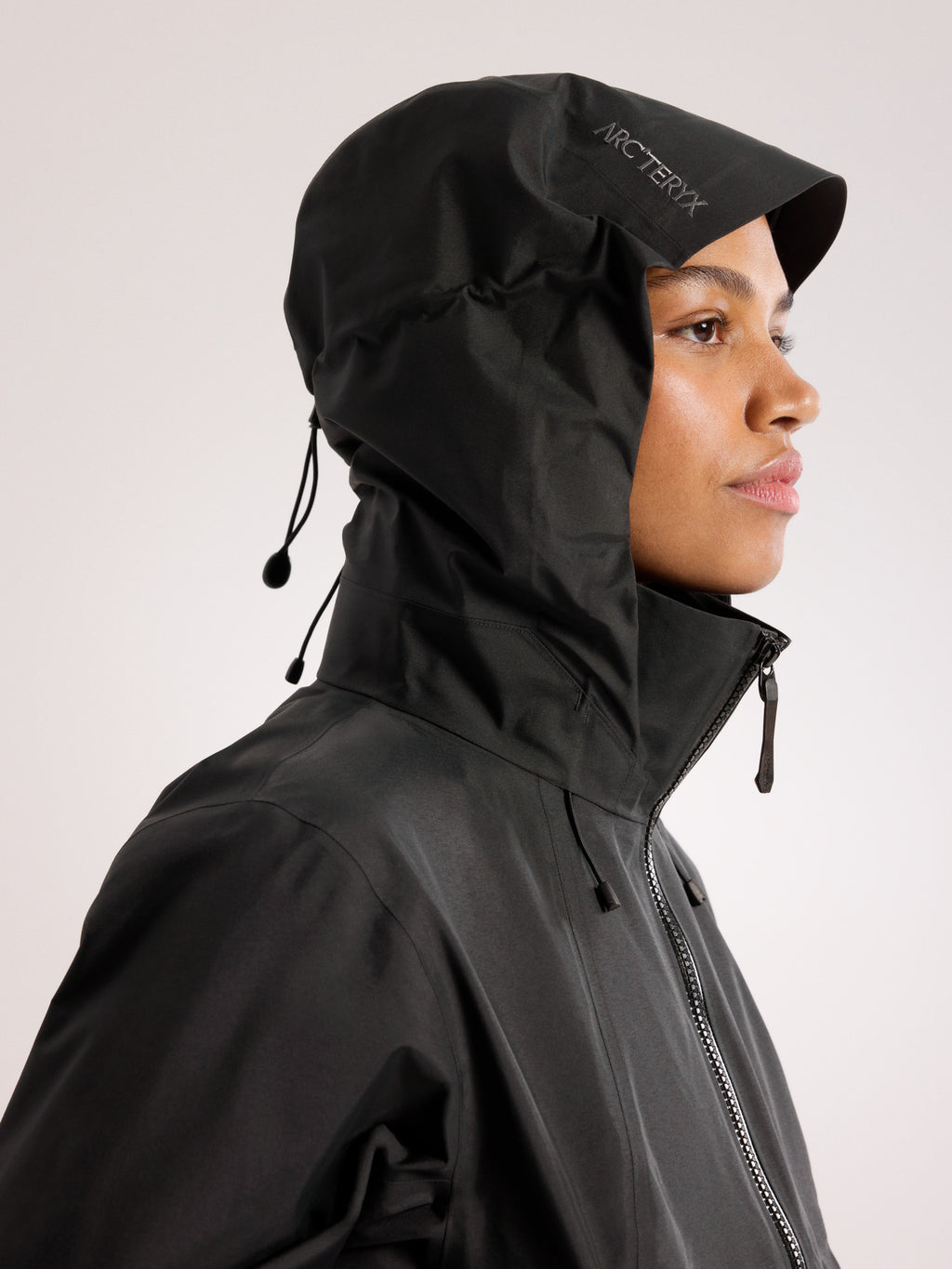 Naya Cropped Jacket Women's Black Hood