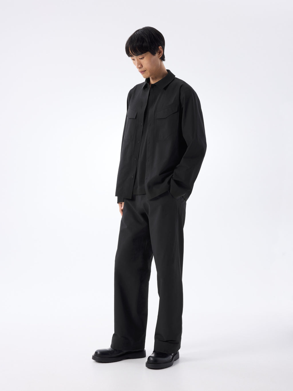 Field Shirt LS Black Full Body