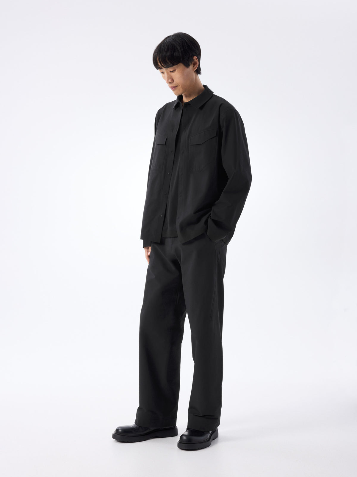 Field Shirt LS Black Full Body
