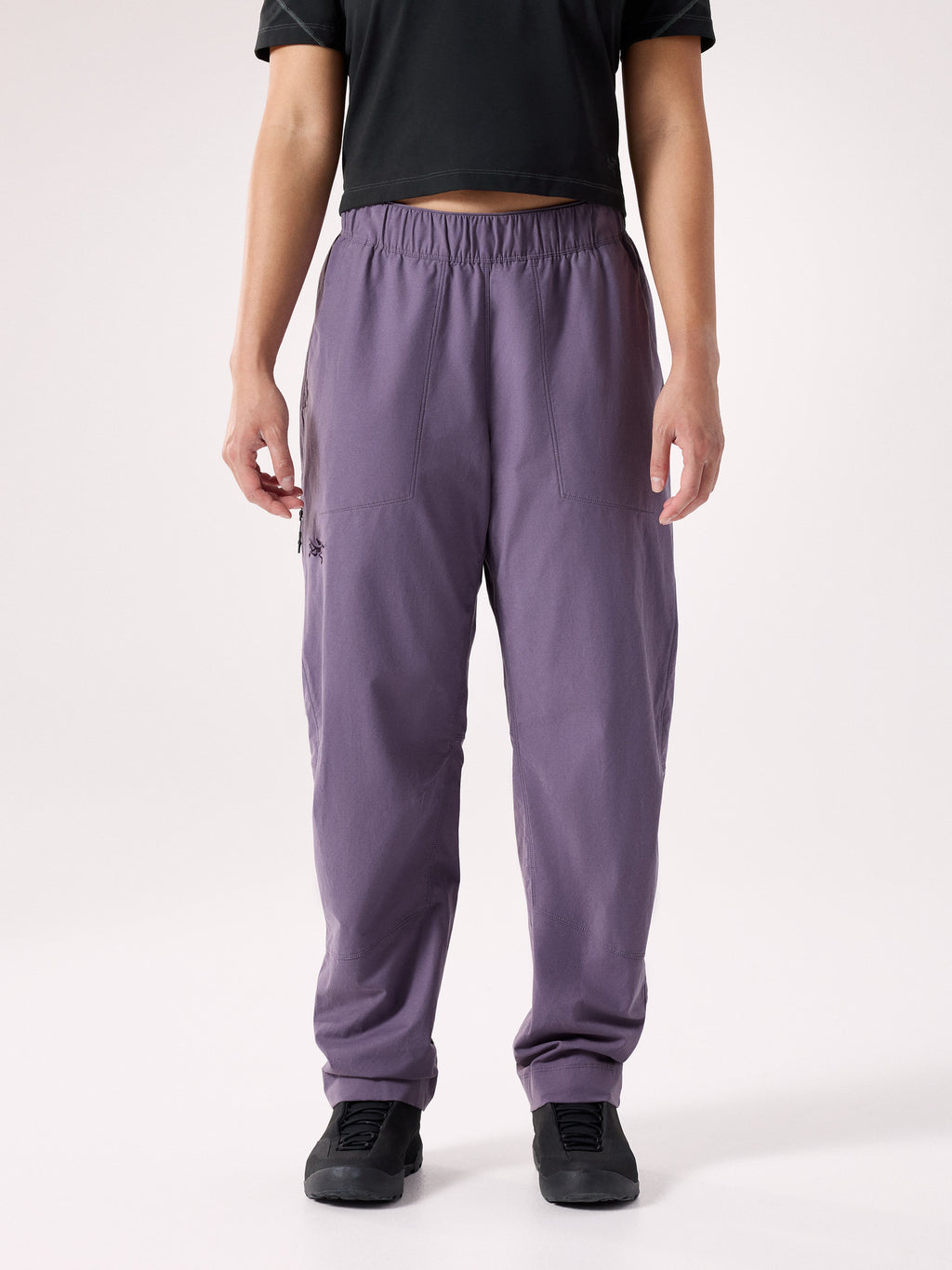 Kragg Cotton Pant Women's Lt Moondrop Front View