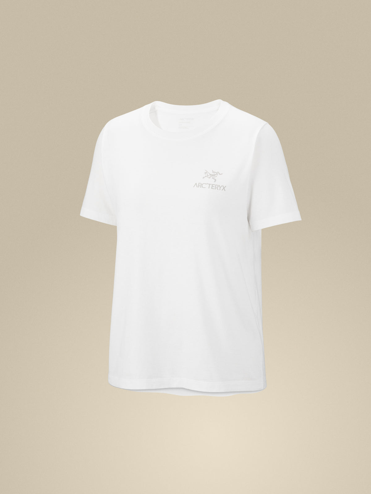 Kragg SL Cotton Emblem Crew Shirt SS Women's White Light 