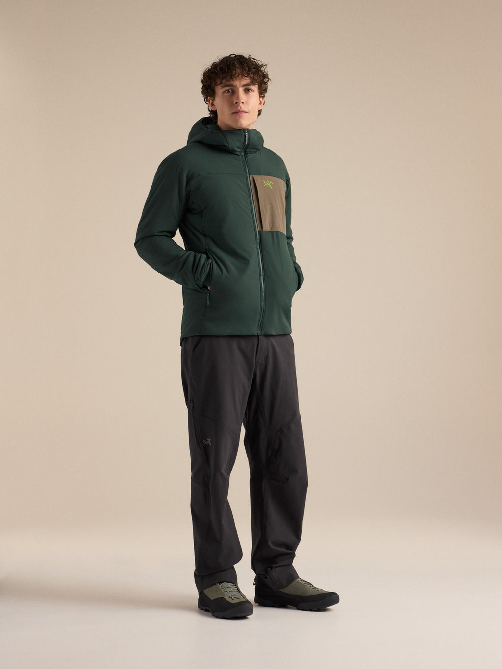 Proton Hoody Dark Jade / Mongoose Full Body